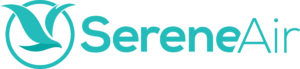 Sereneair logo white | World Corporate Golf Challenge
